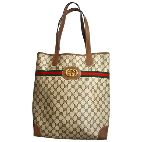 gucci logo tote bag|Gucci handbags logo.